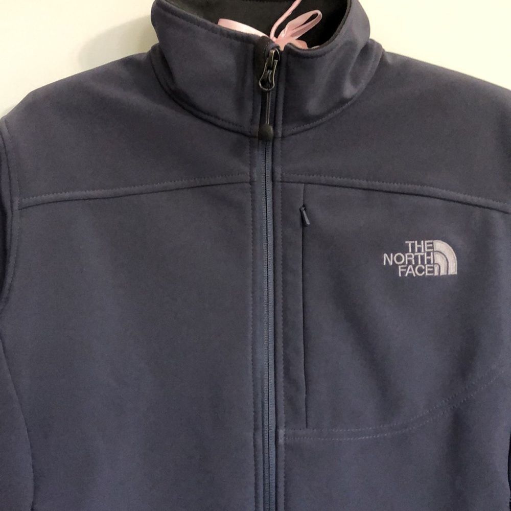 Womens North Face Zip Up Fleece Lined Jacket, Size M